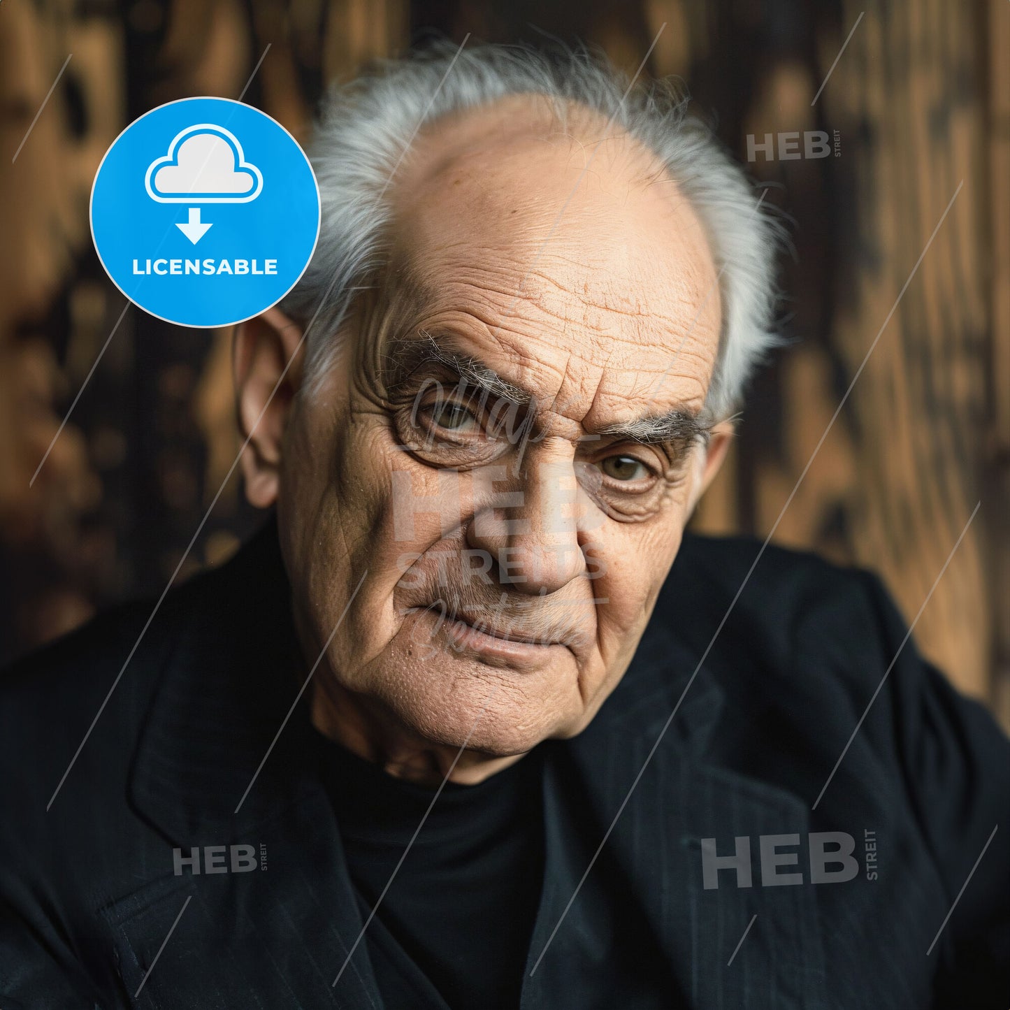 Angelo Pellegrini, 1904 - 1991, Italian-American food writer - A Man In A Black Suit