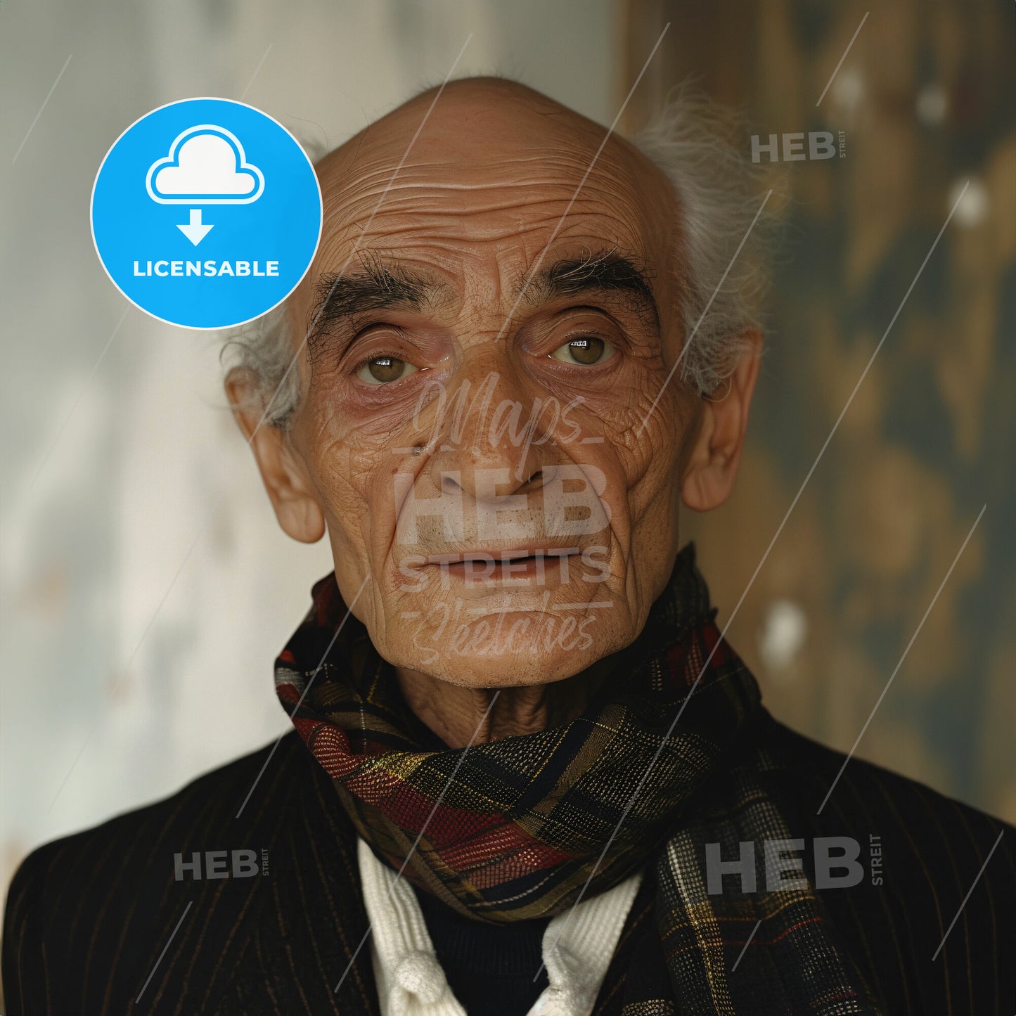 Balthus (Balthasar Klossowski), 1908 - 2001, Polish-French painter - An Old Man With A Scarf