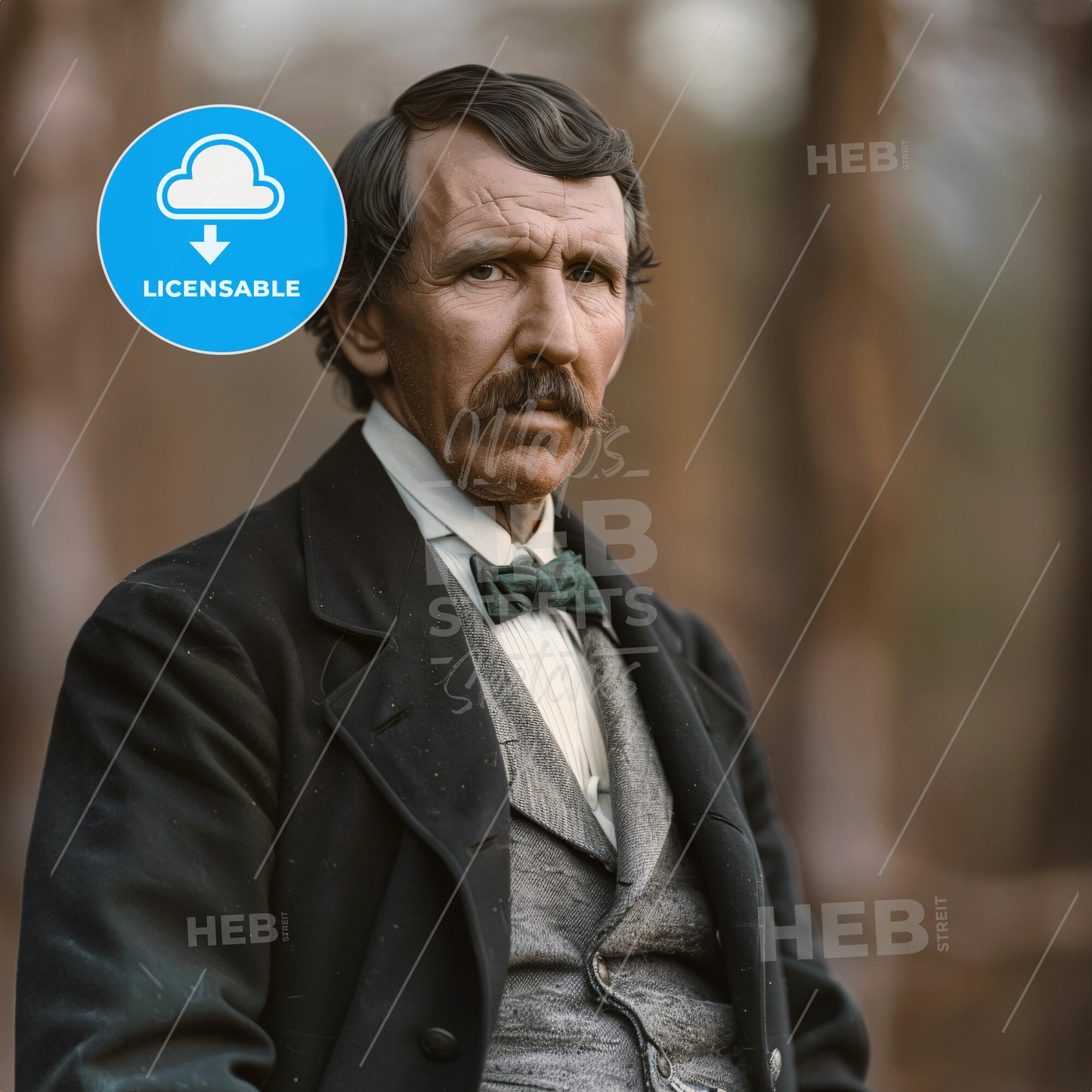 David Livingstone, 1813 - 1873, British missionary and explorer - A Man With A Mustache And A Suit