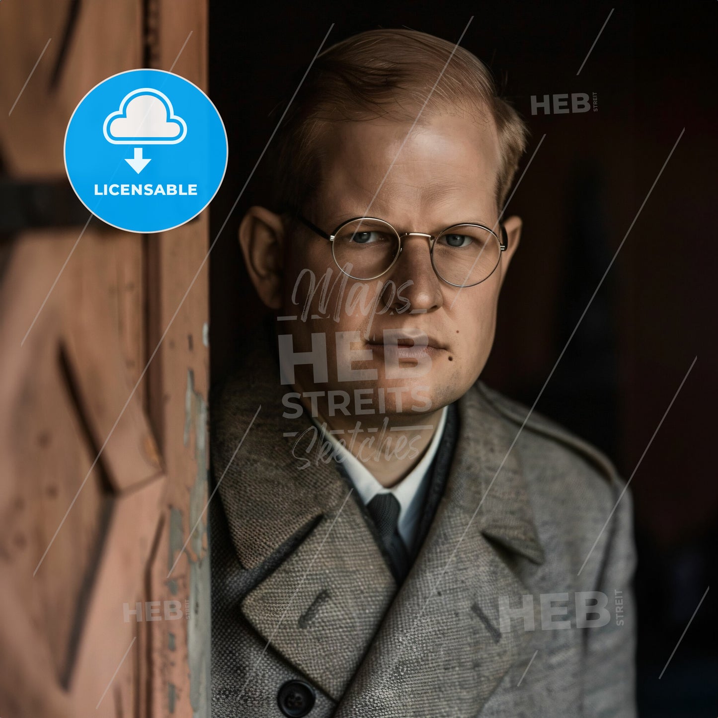 Dietrich Bonhoeffer, 1906 - 1945, German theologian - A Man Wearing Glasses And A Suit