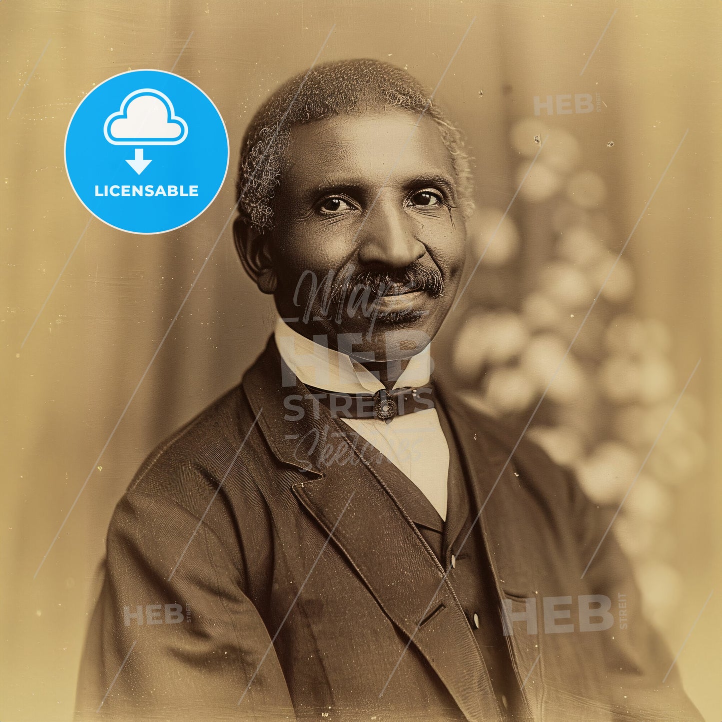 George Washington Carver, 1864 - 1943, American agricultural scientist and inventor - A Man In A Suit