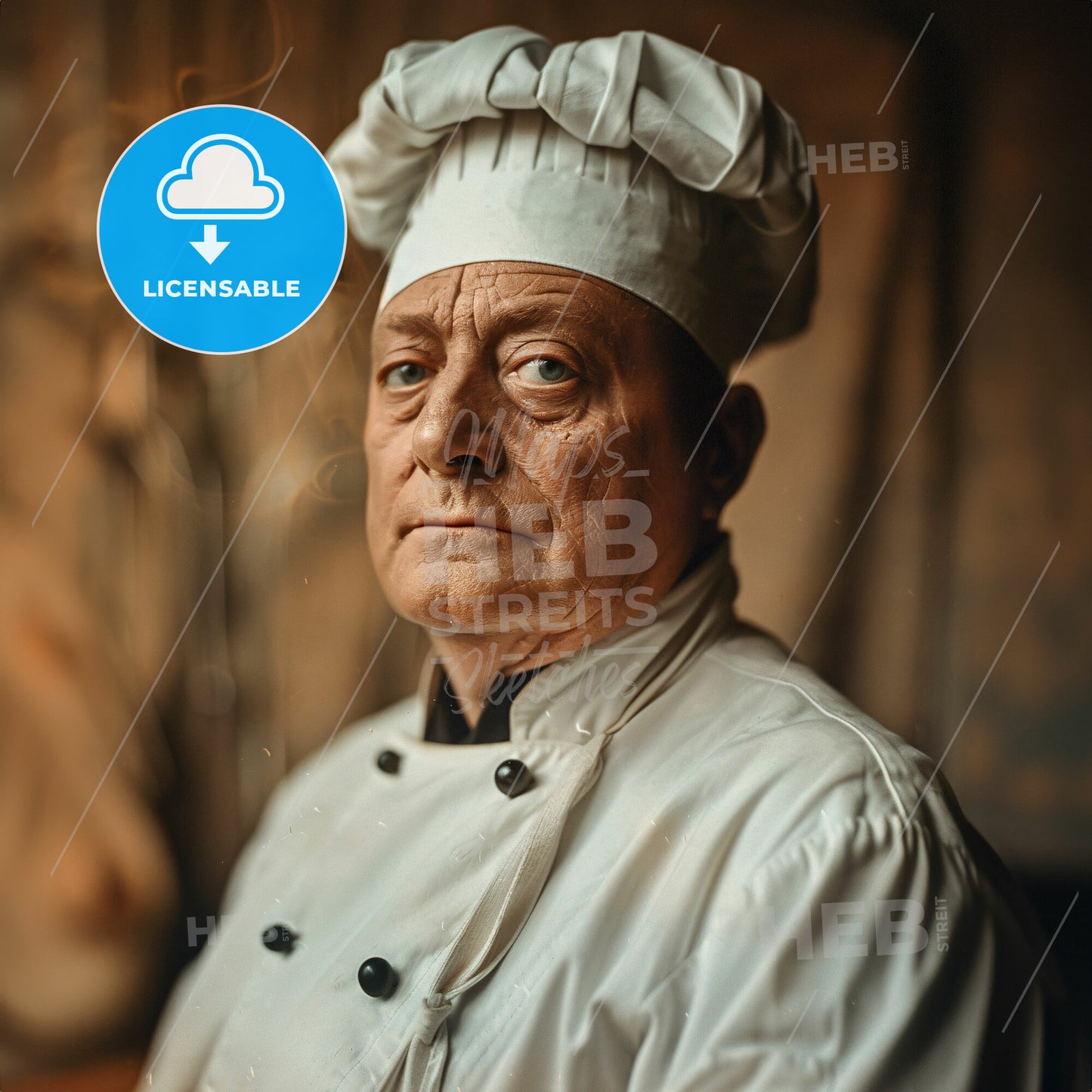 Henri Charpentier, 1880 - 1961, French chef - A Man In A Chef's Hat