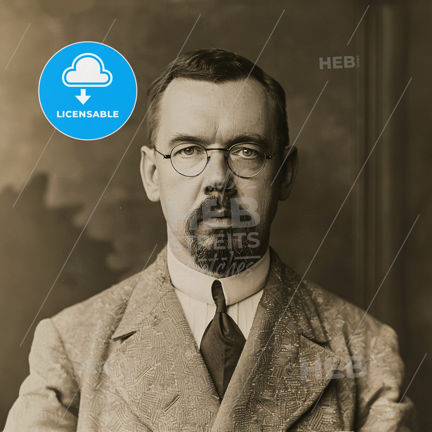 Karl Schmidt-Rottluff, 1884 - 1976, German painter and printmaker - A Man In A Suit And Tie