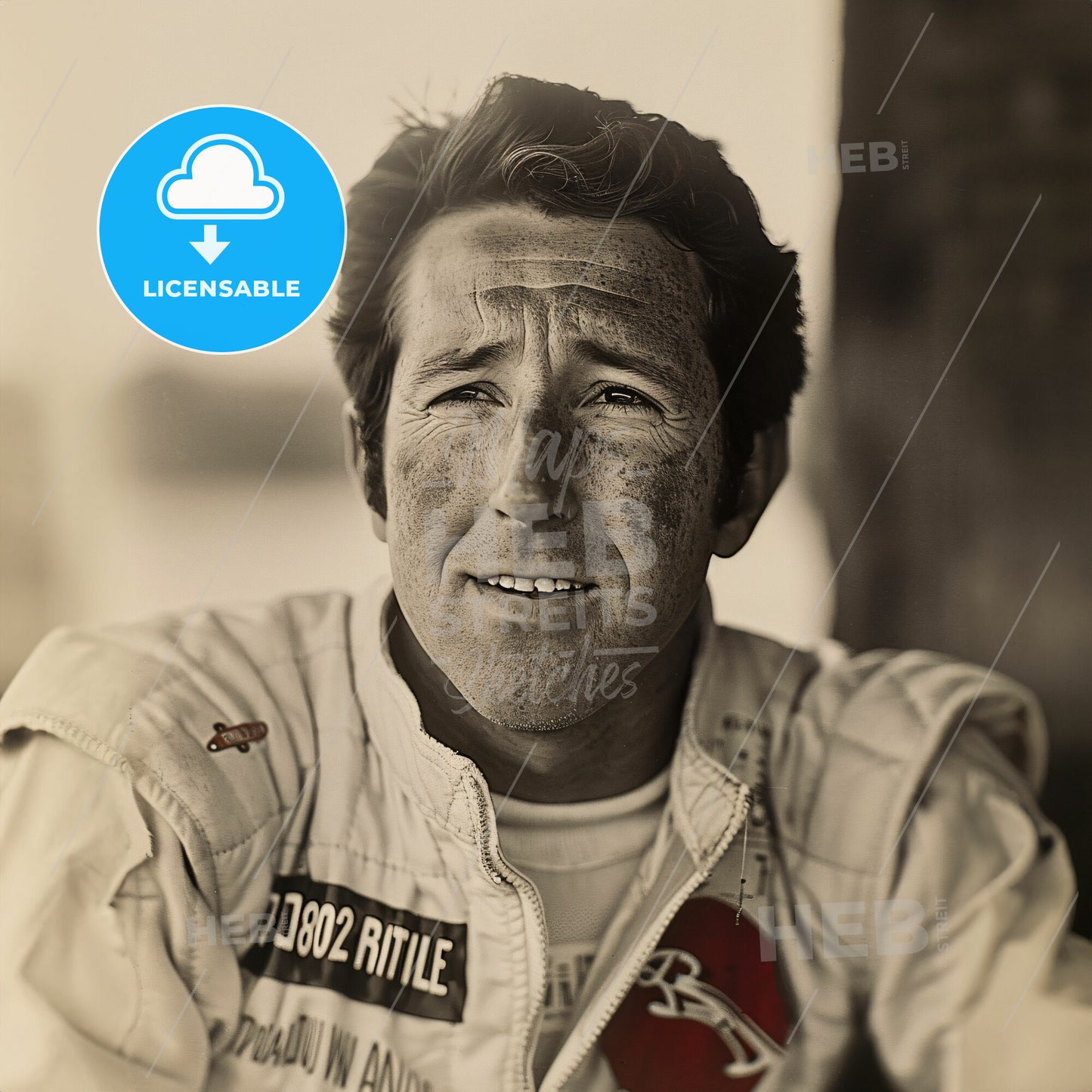 Mario Andretti, Born: 1940, American racing driver - A Man In A White Jacket