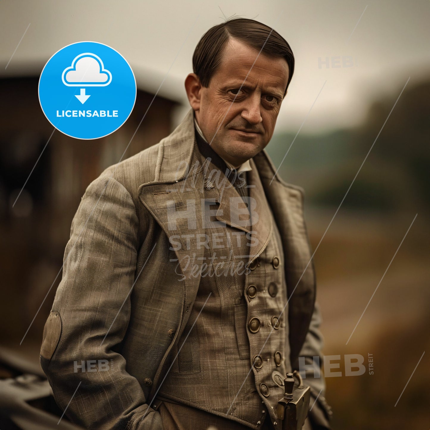 Philippe Étancelin, 1896 - 1981, French racing driver - A Man In A Suit