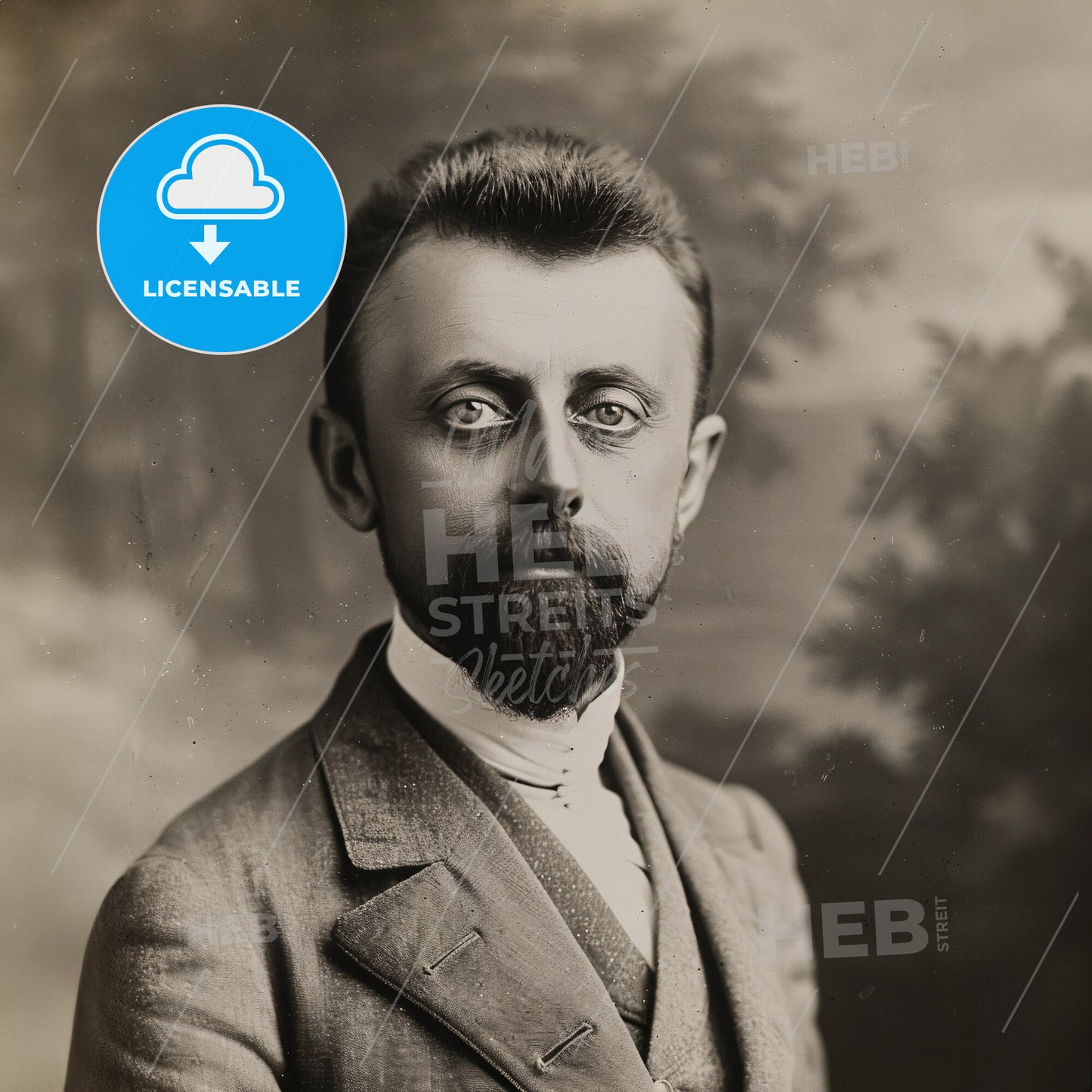 Raffaele Garofalo, 1851 - 1934, Italian criminologist - A Man With A Beard