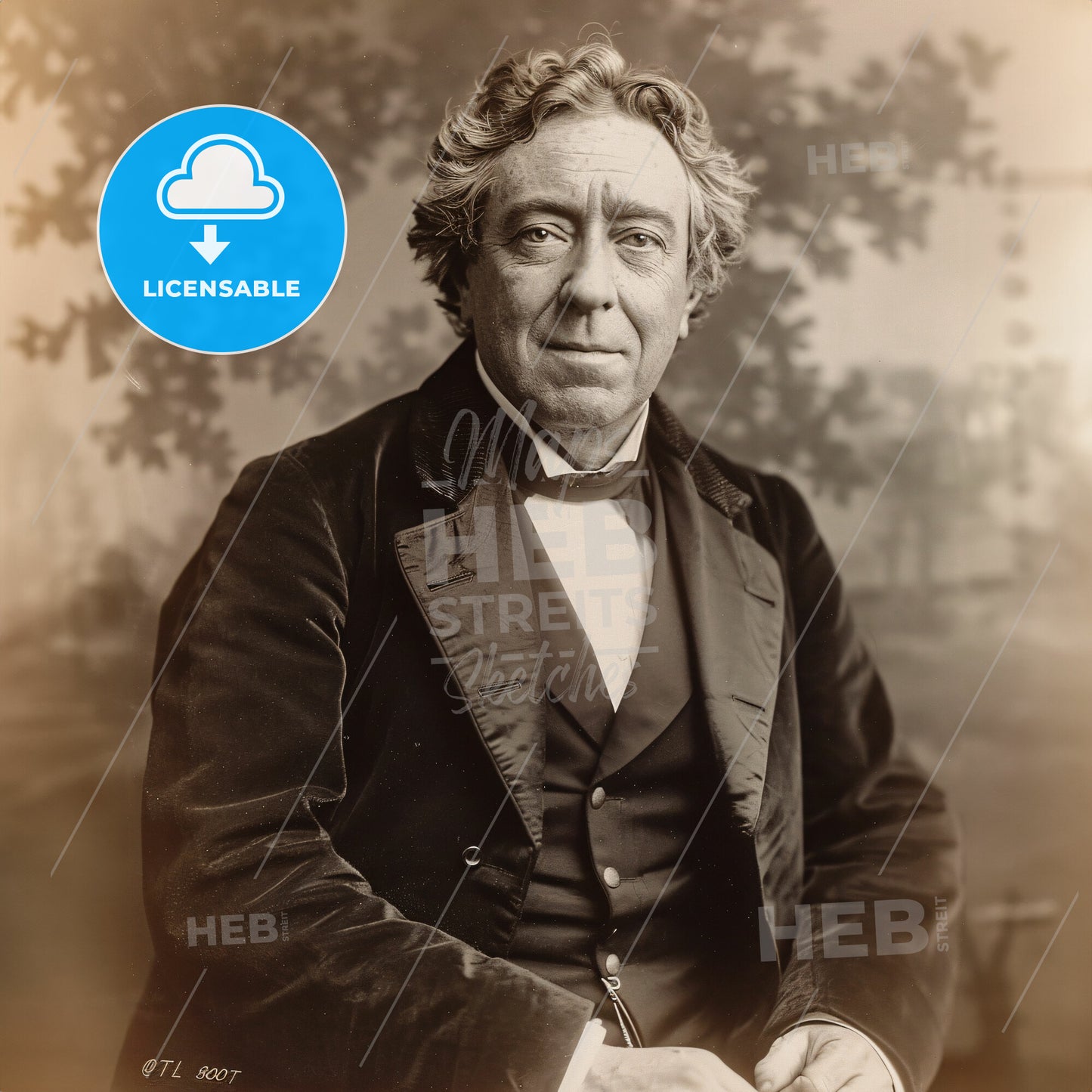 Robert Stephenson, 1803 - 1859, British engineer - A Man In A Suit