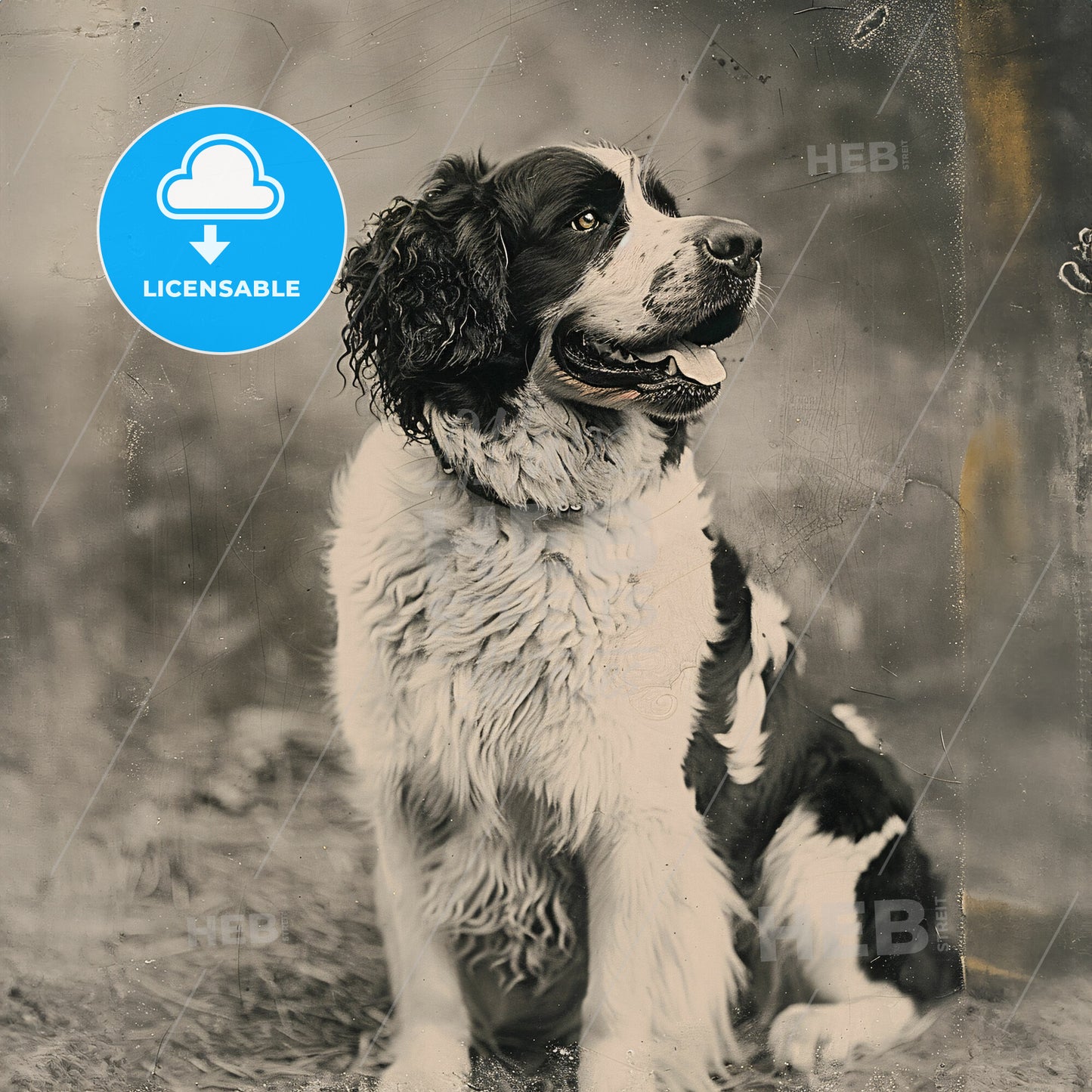 Seaman, 1803 - 1806, Newfoundland dog - A Dog Sitting On The Ground