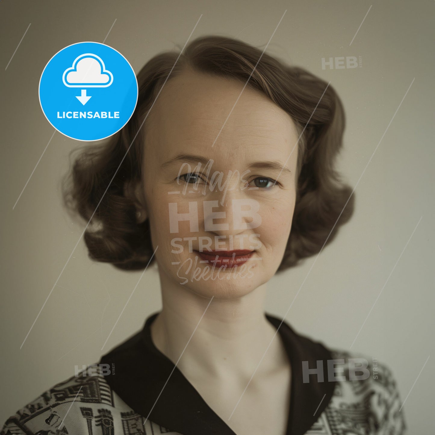 Tatiana Proskouriakoff, 1909 - 1985, Russian-American archaeologist - A Woman With Short Hair Wearing A Black And White Shirt