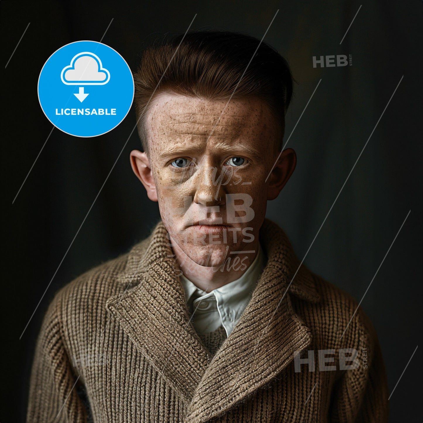 Werner Heisenberg, 1901 - 1976, German physicist - A Man In A Brown Sweater