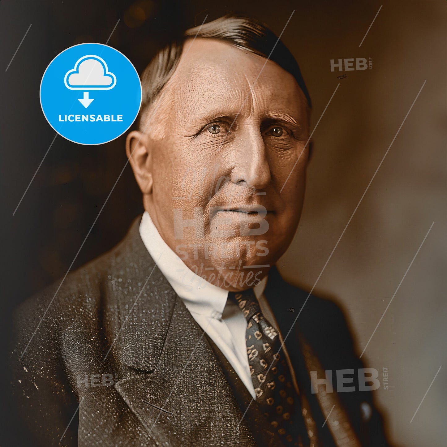 William Randolph Hearst, 1863 - 1951, American newspaper magnate - A Man In A Suit And Tie