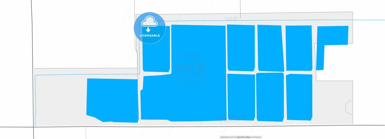 Madera, California, United States, high resolution vector map - Instant download PDF and JPG