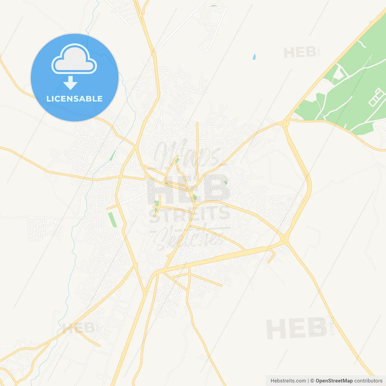 Kirklareli, Turkey Vector Map - Classic Colors