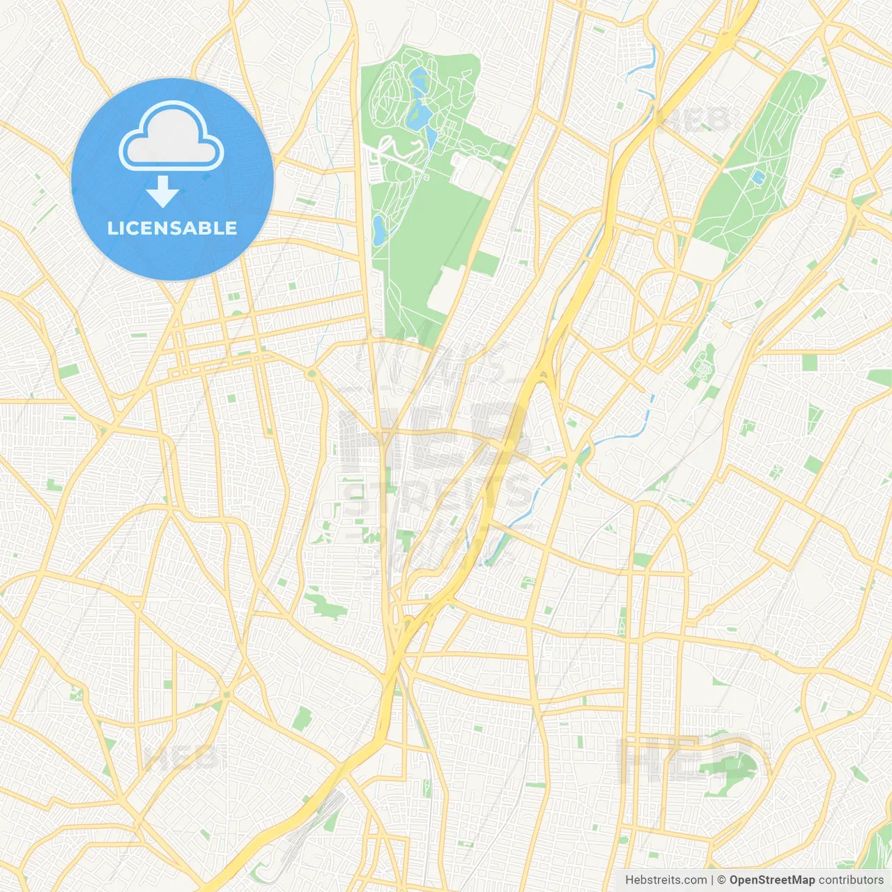 Agioi Anargyroi, Greece Vector Map - Classic Colors