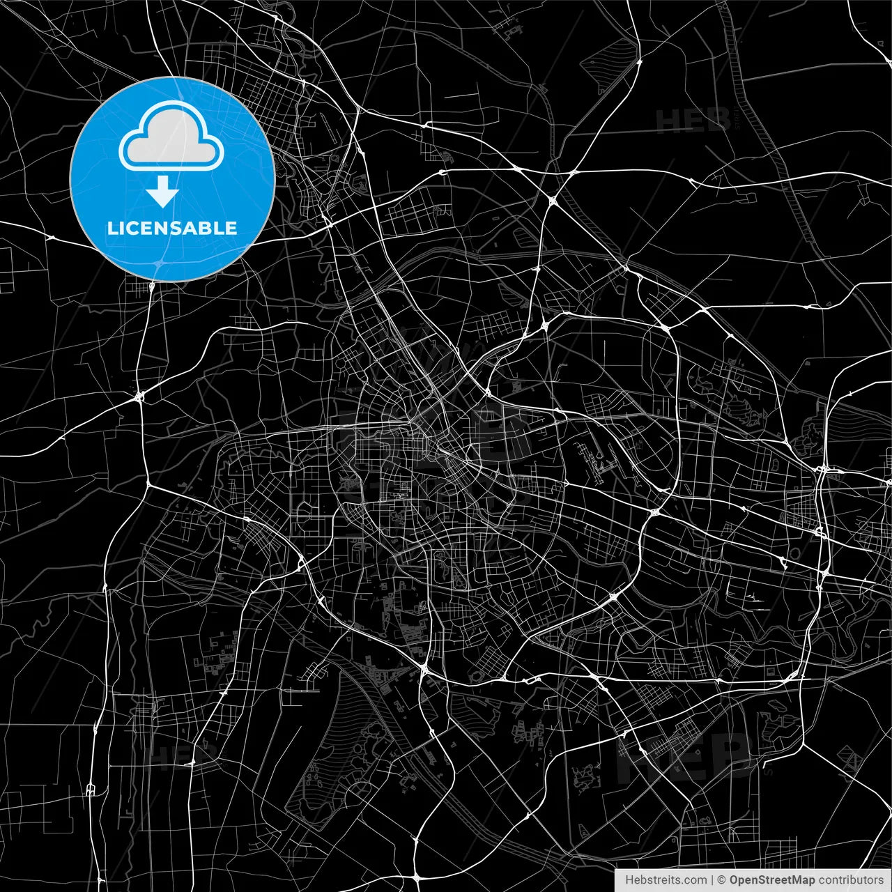 Area map of Tianjin, China, Province Tianjin