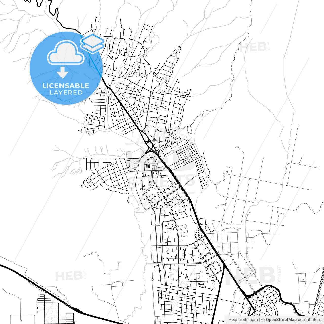 Layered PDF map of El Limon, Venezuela
