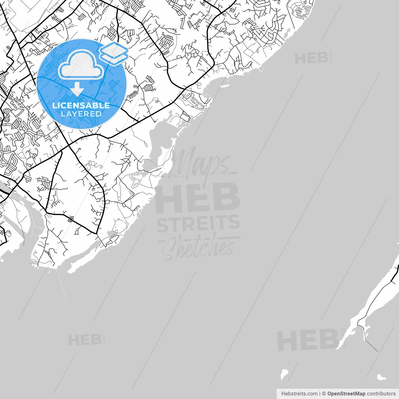 Layered PDF map of Lapu‑Lapu, Cebu, Philippines