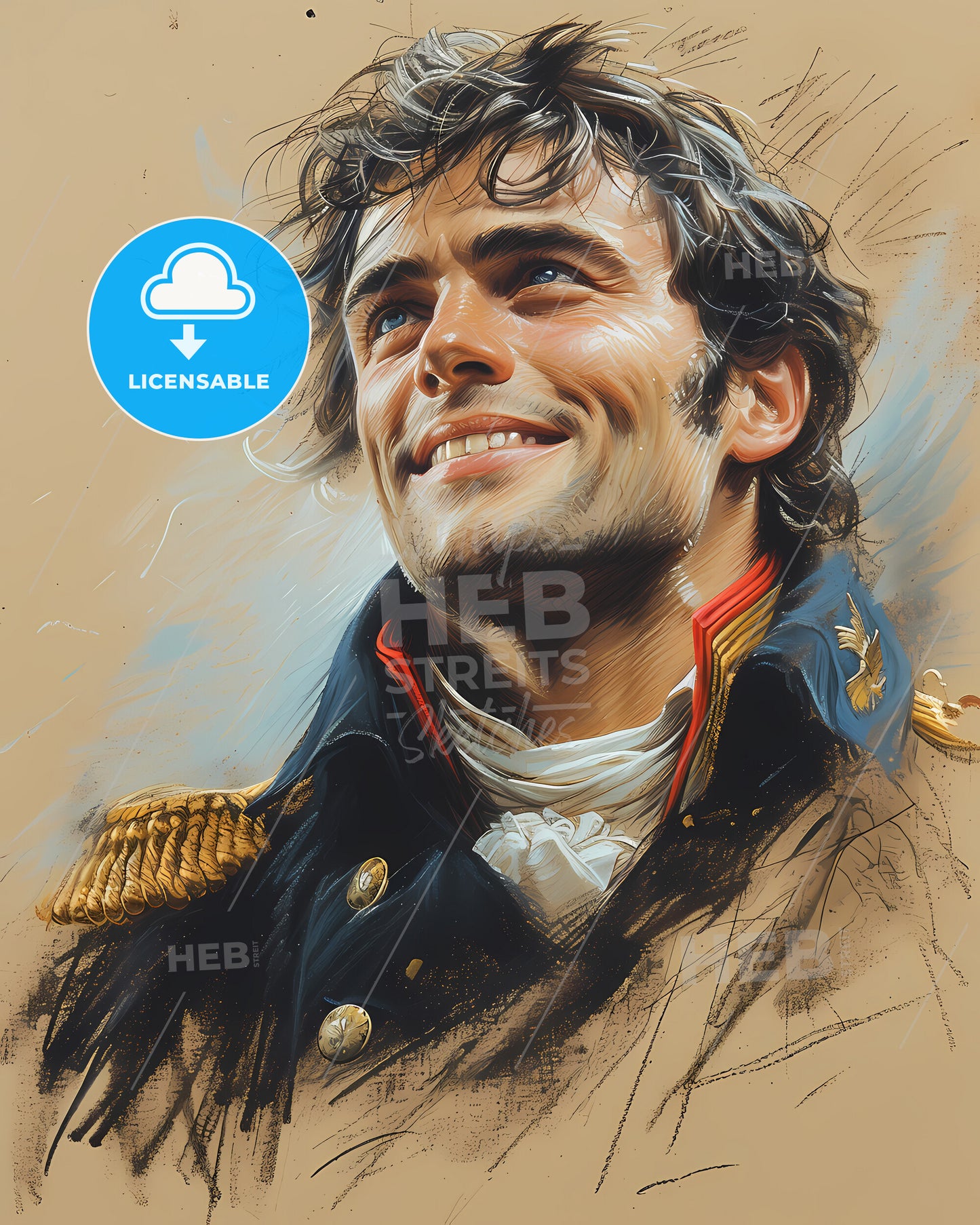 Napoleon, Bonaparte, 1769 - 1821, a man in a military uniform