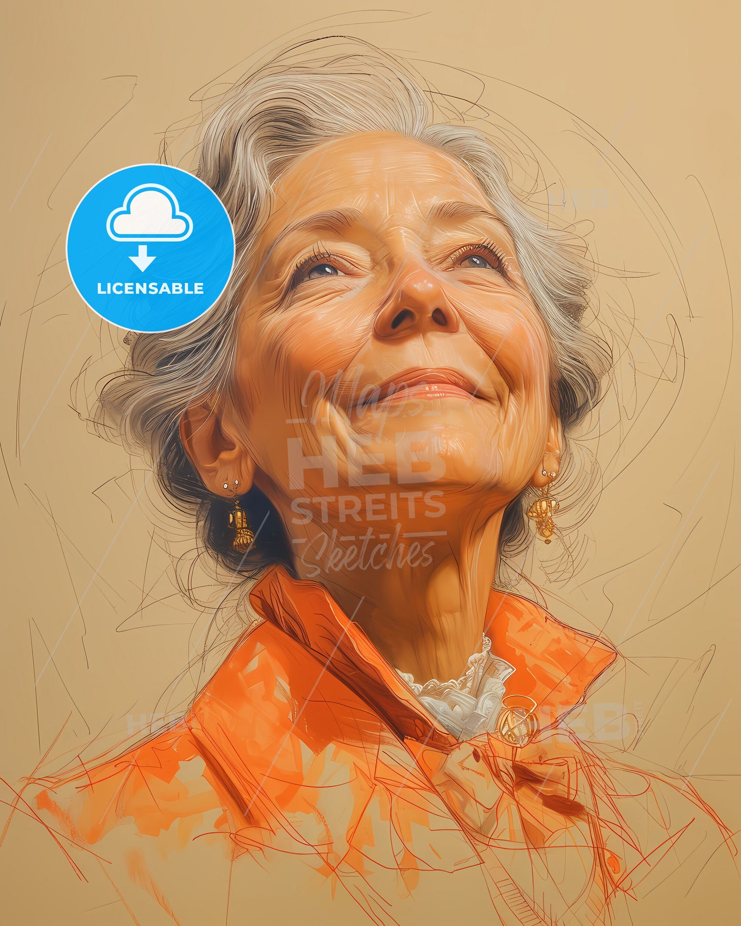 Maria, Mitchell, 1818 - 1889, a woman smiling with a yellow shirt