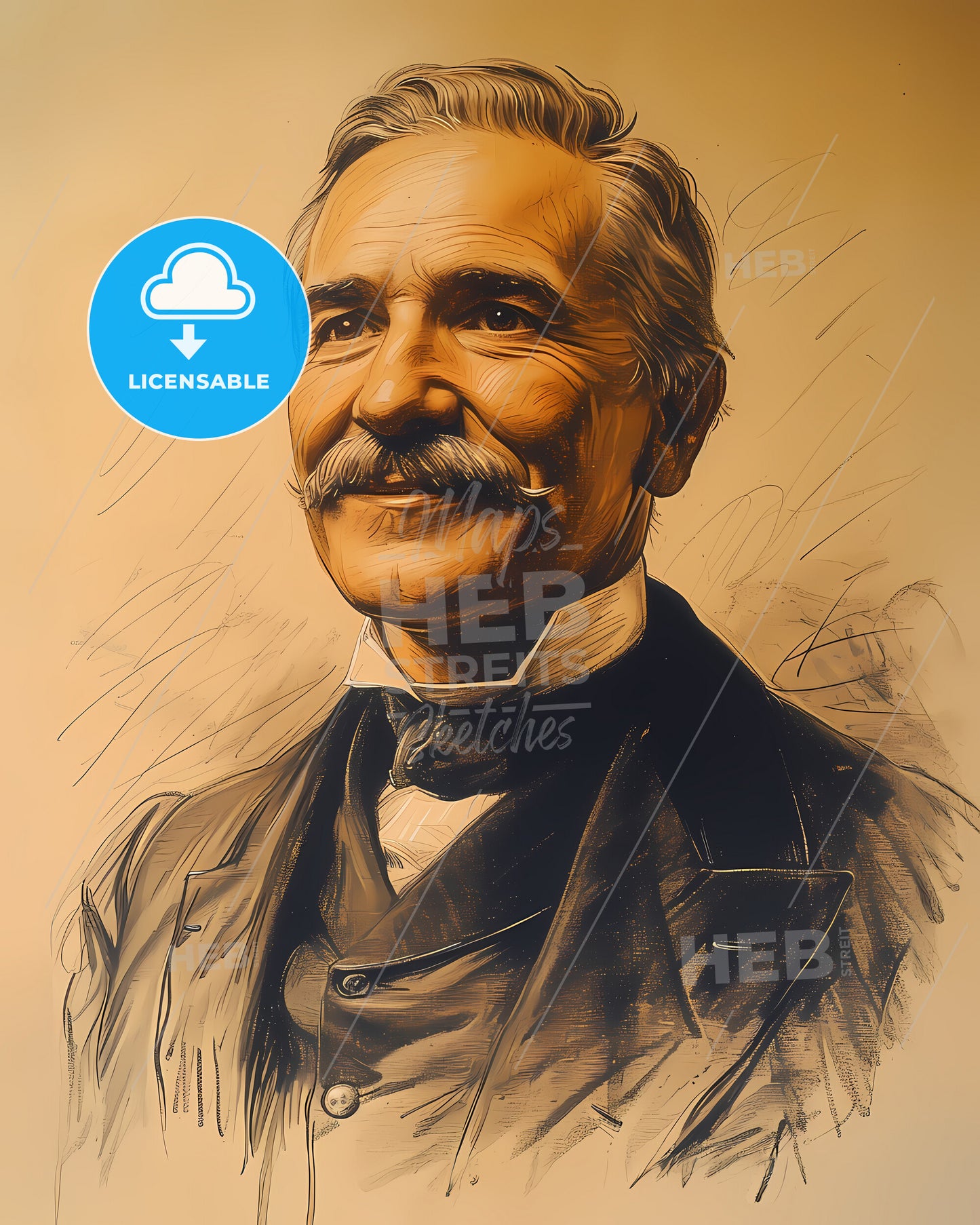 Percy, Fawcett, 1867 - Disappeared in 1925, a man with a mustache