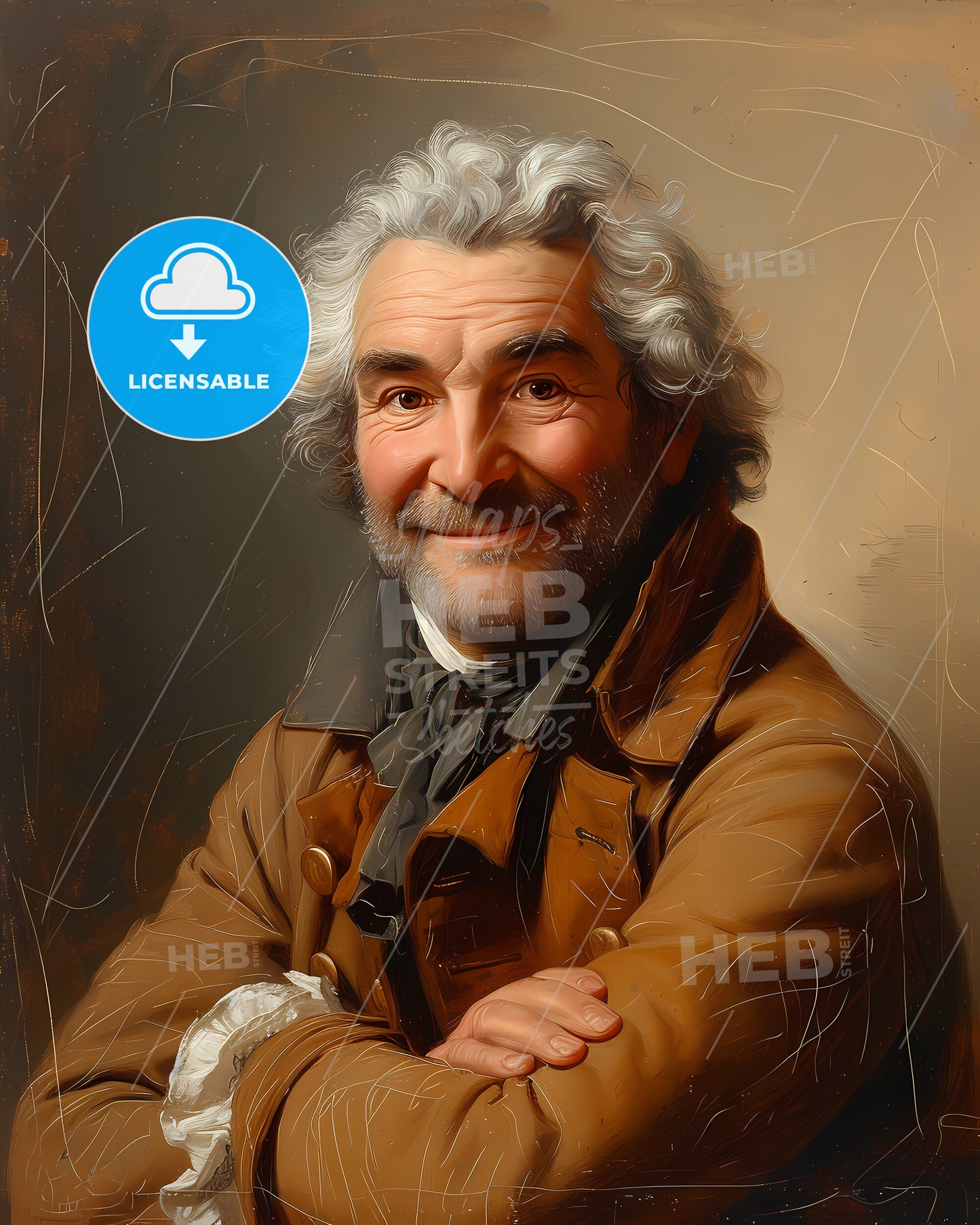 Johann Melchior, Molter, 1696 - 1765, a man with white hair and a beard