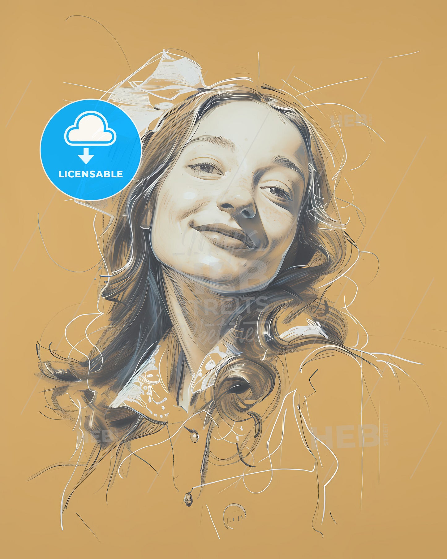 Madame, de La Fayette, 1634 - 1693, a woman with a bow on her head