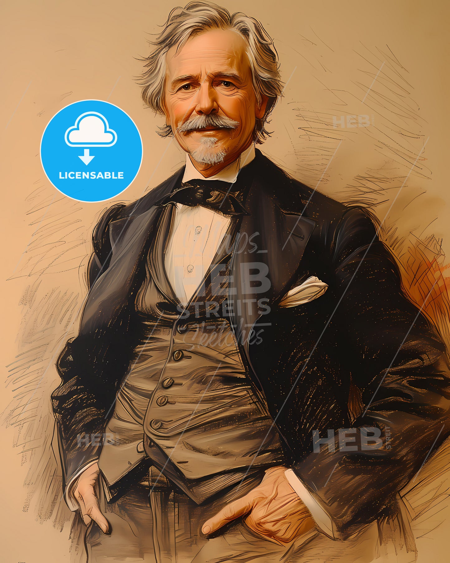 Edwin, Booth, 1833 - 1893, a man in a suit