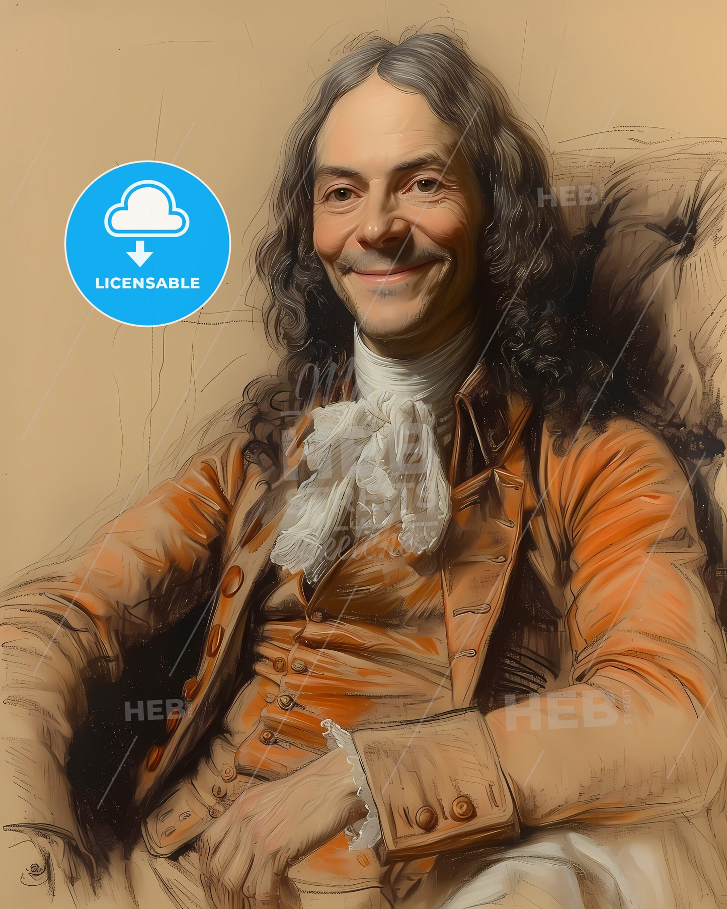 François-Marie Arouet, Voltaire, 1694 - 1778, a man sitting in a chair