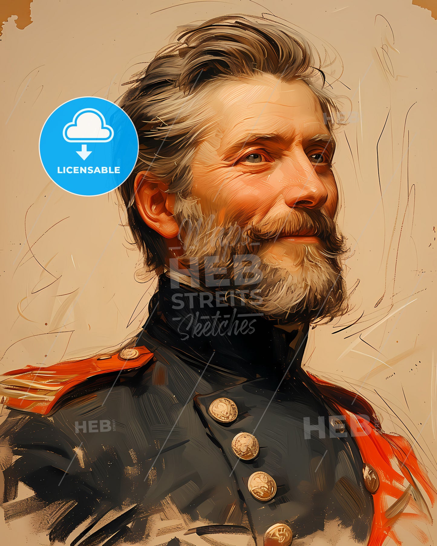 Helmuth von, Moltke the Elder, 1800 - 1891, a man in a military uniform