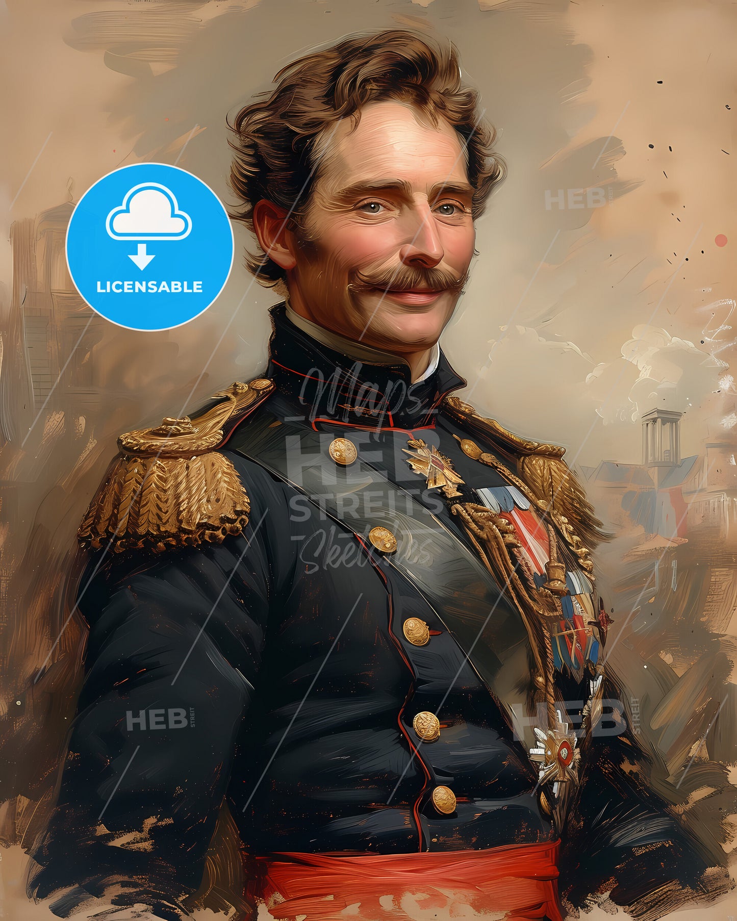 Emperor, Napoleon III, 1808 - 1873, a man in a military uniform