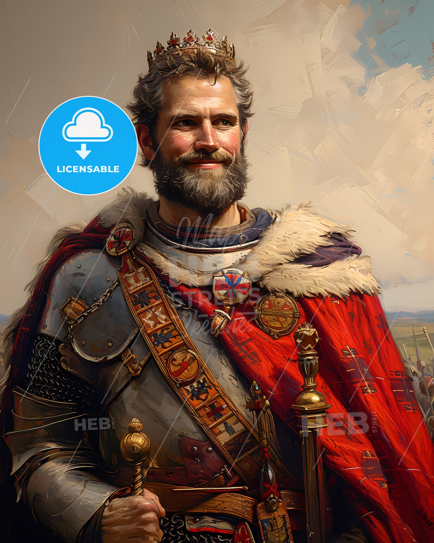 Robert, the Bruce, 1274 - 1329, a man in a garment