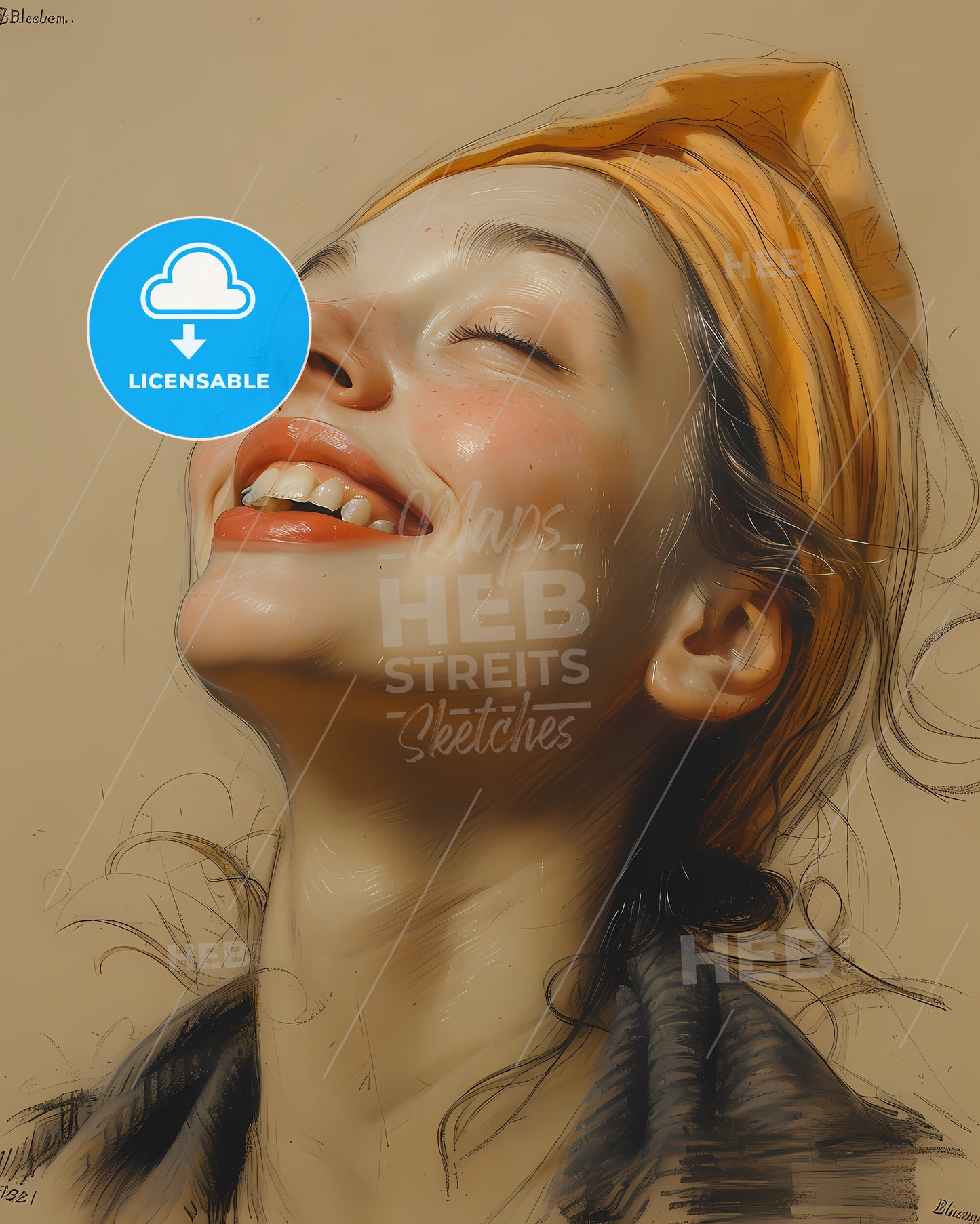 Elizabeth, Blackwell, 1821 - 1910, a woman with her eyes closed