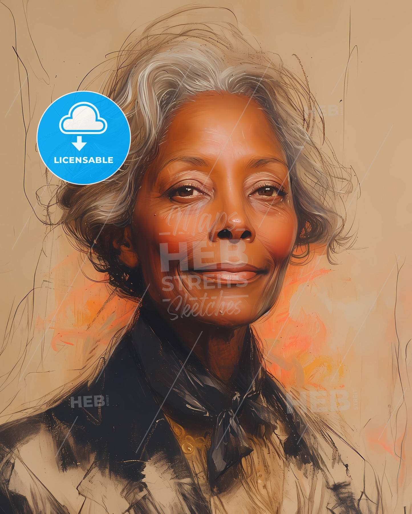 Mary Ann, Shadd Cary, 1823 - 1893, a woman with grey hair