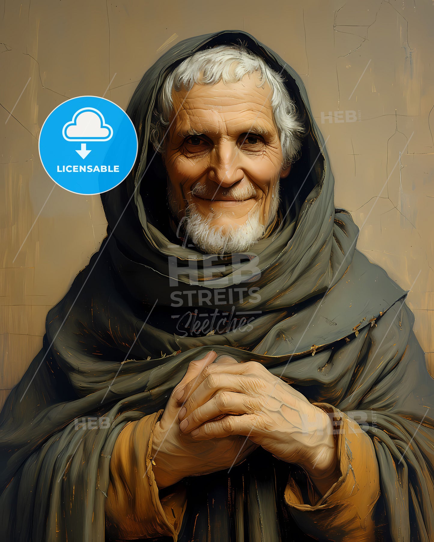 Gerbert of Aurillac, Pope Sylvester II, c. 946 - 1003, a man in a robe