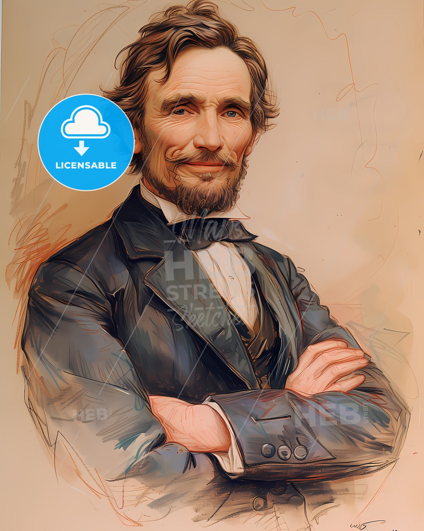 John Wilkes, Booth, 1838 - 1865, a man with a beard and mustache wearing a suit and bow tie