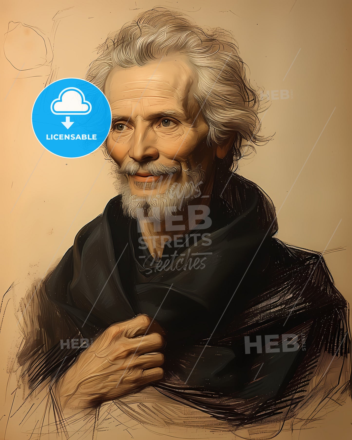 Luigi, Galvani, 1737 - 1798, a man with a beard and a black robe