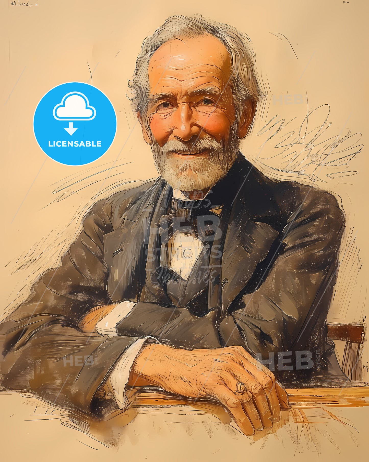 Joseph, Lister, 1827 - 1912, a man in a suit