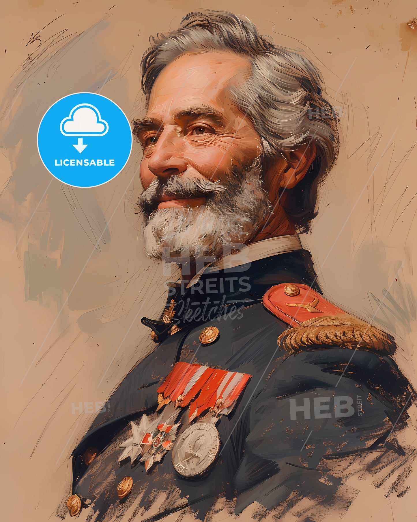 General, John Sedgwick, 1813 - 1864, a man in a military uniform