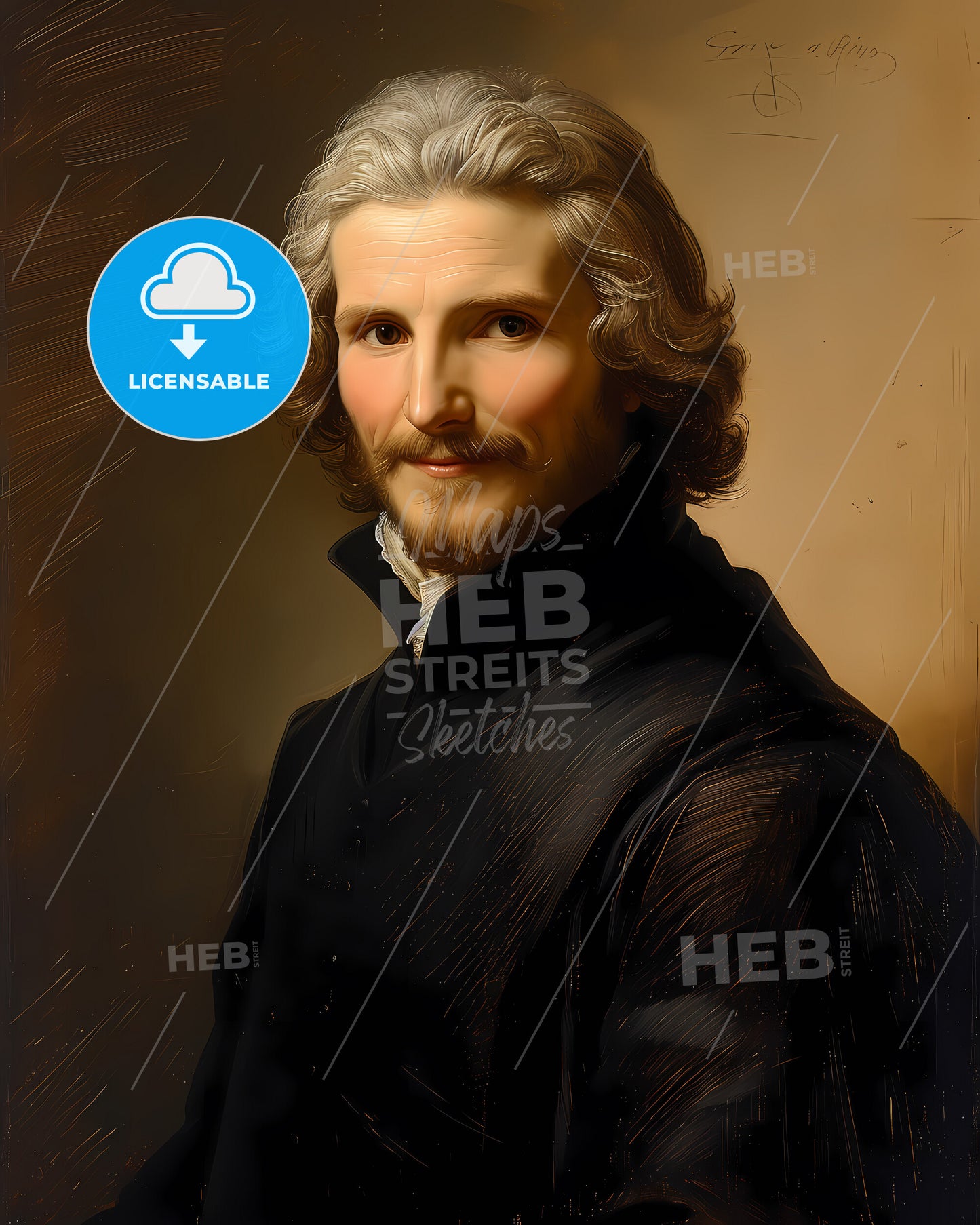 Jean-Philippe, Rameau, 1683 - 1764, a man with a beard and mustache