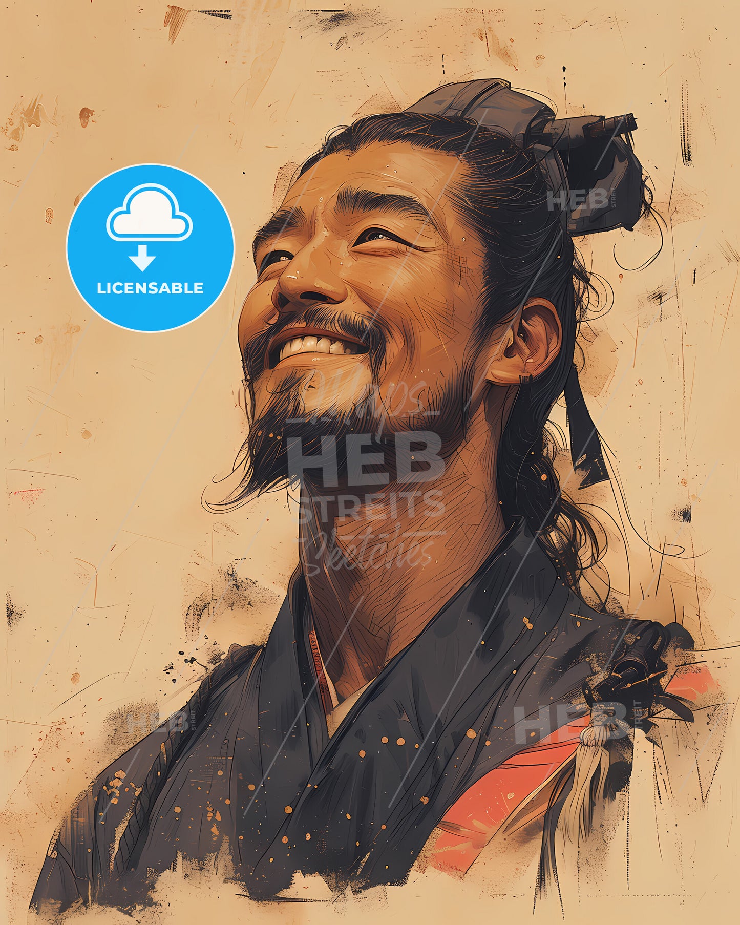 Zheng He, 1371 - 1433, a man smiling with a beard and a hat