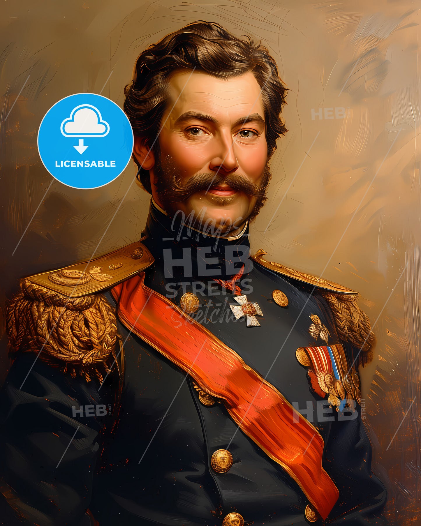 Emperor of Russia, Nicholas I, 1796 - 1855, a man in a military uniform