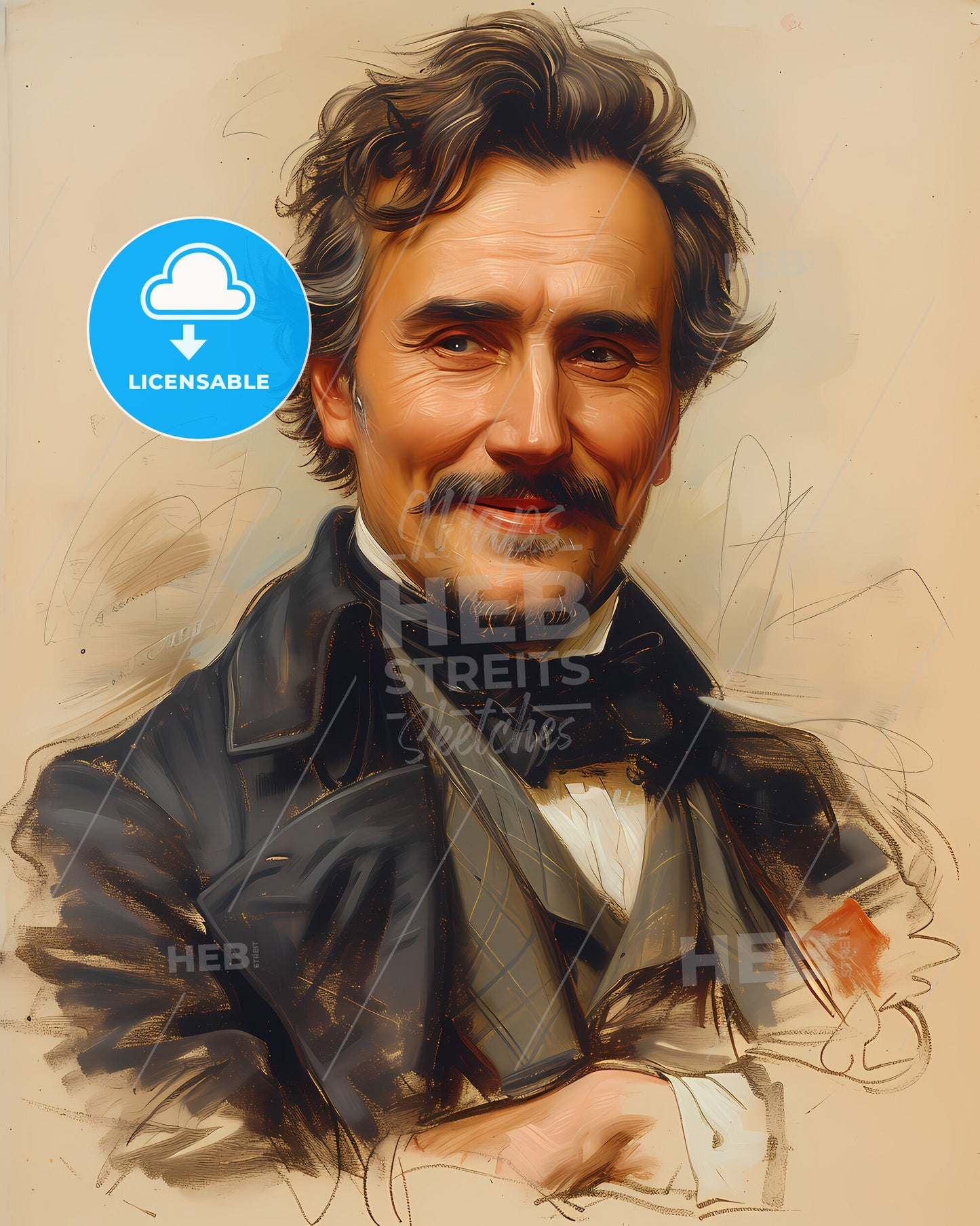 Alexander, Gorchakov, 1798 - 1883, a man with a mustache and beard