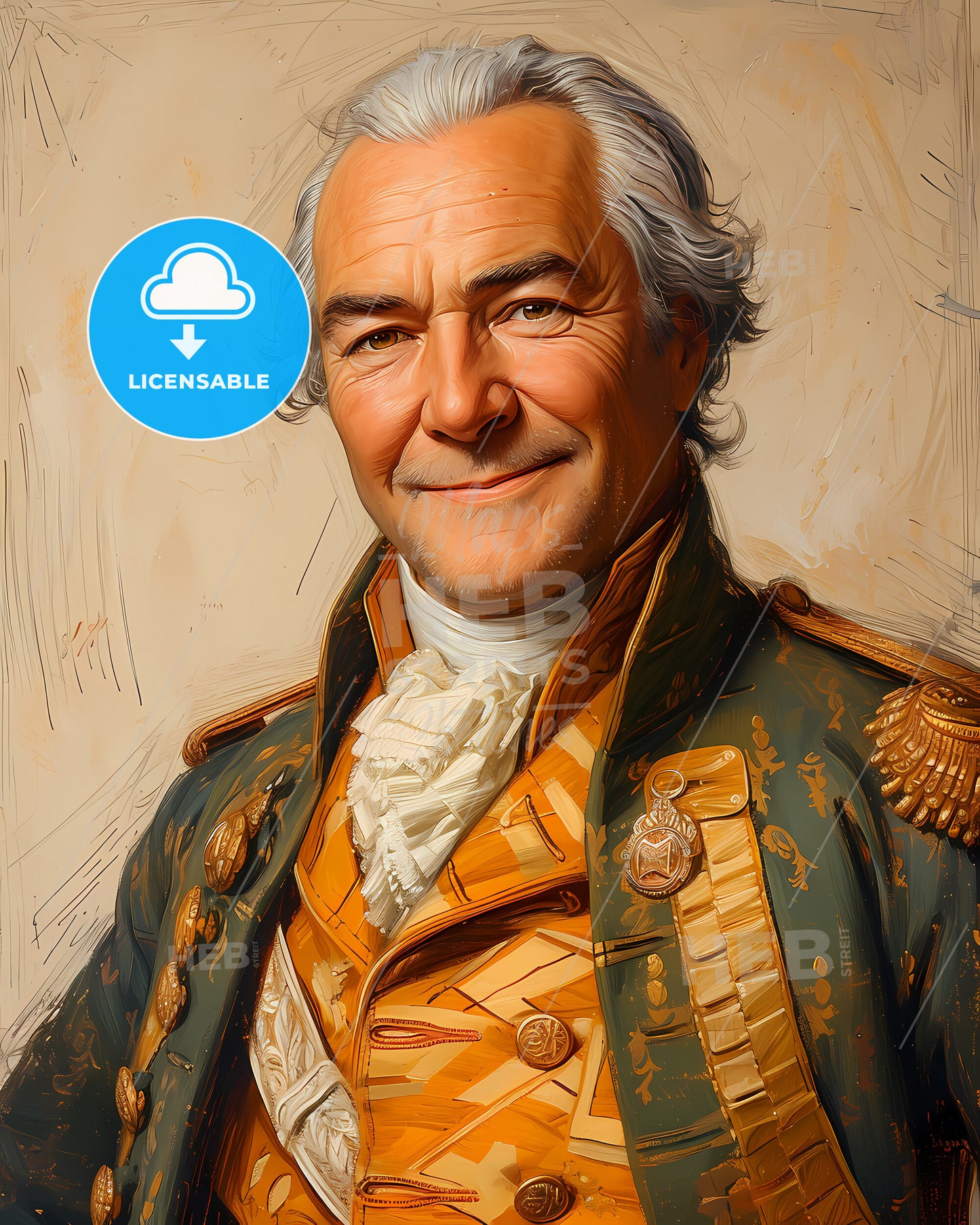 General, Robert Clive, 1725 - 1774, a man in military uniform