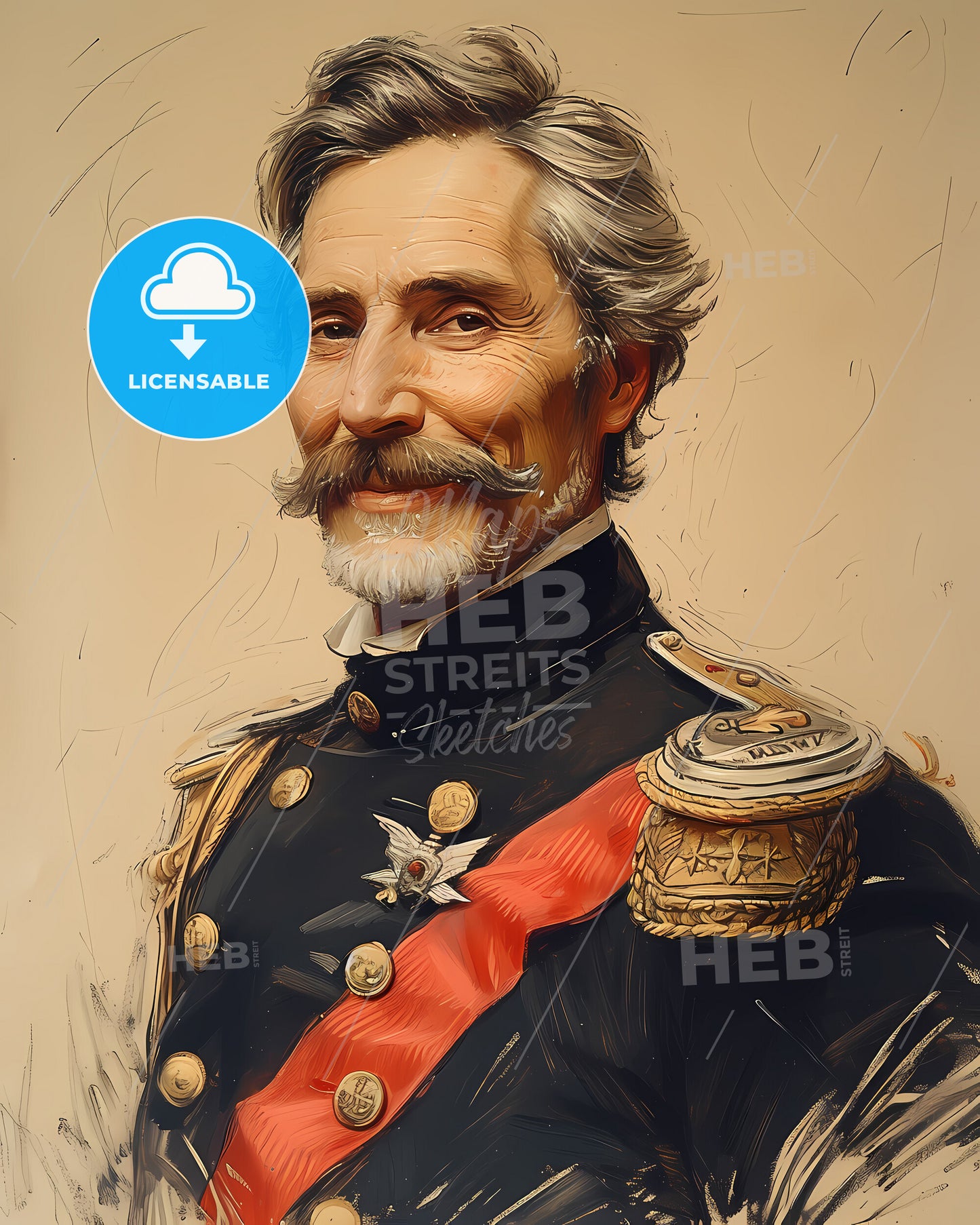 Admiral, George Dewey, 1837 - 1917, a man in a military uniform