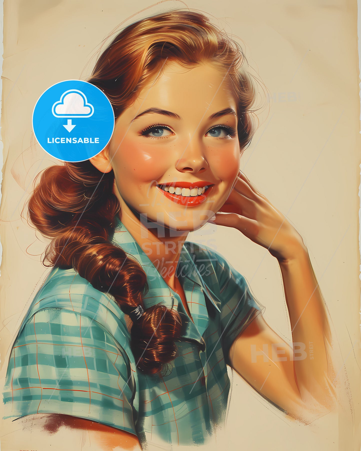 Anna, Pavlova, 1881 - 1931, a woman with red hair and blue eyes