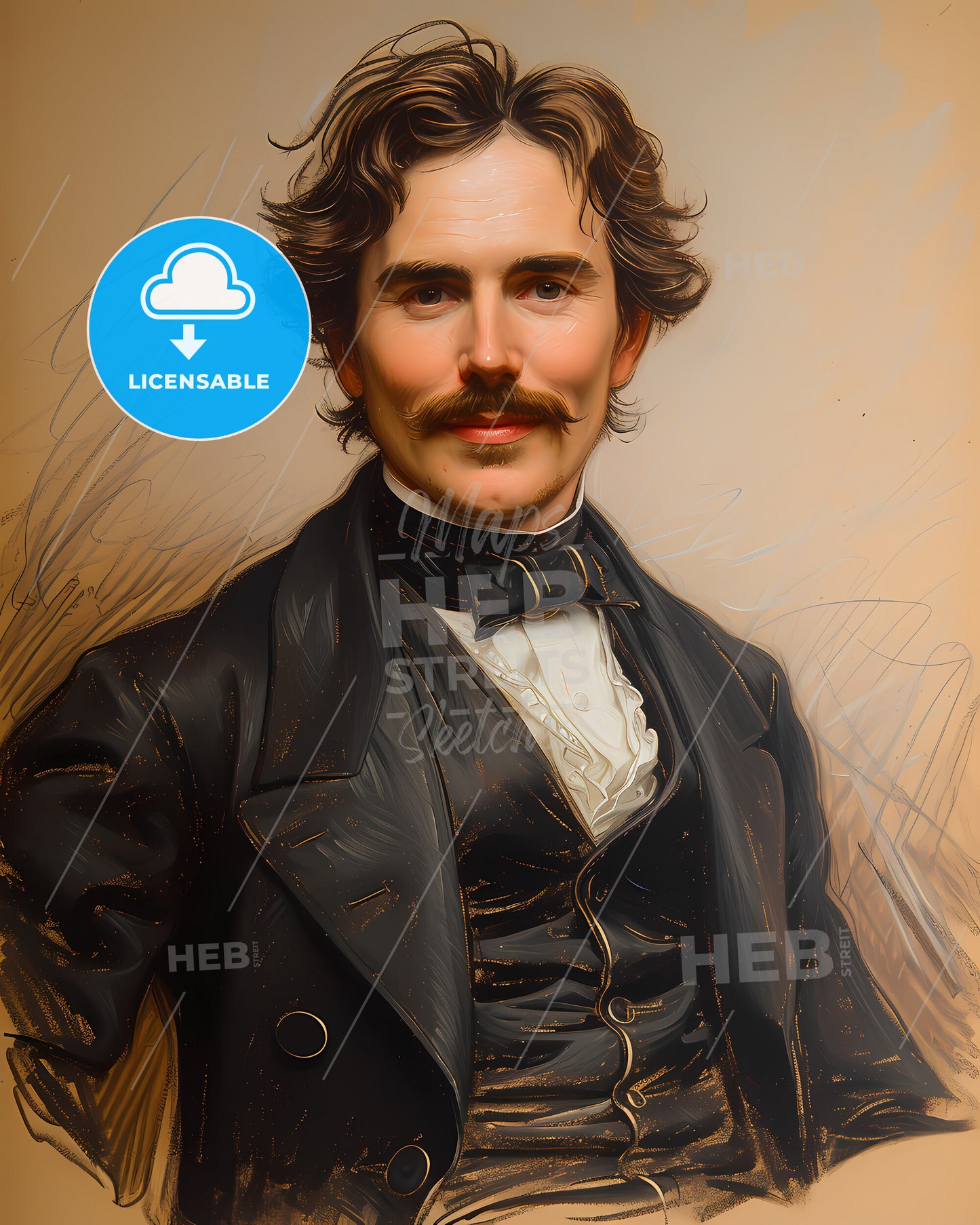 Walter, Reed, 1851 - 1902, a man in a suit