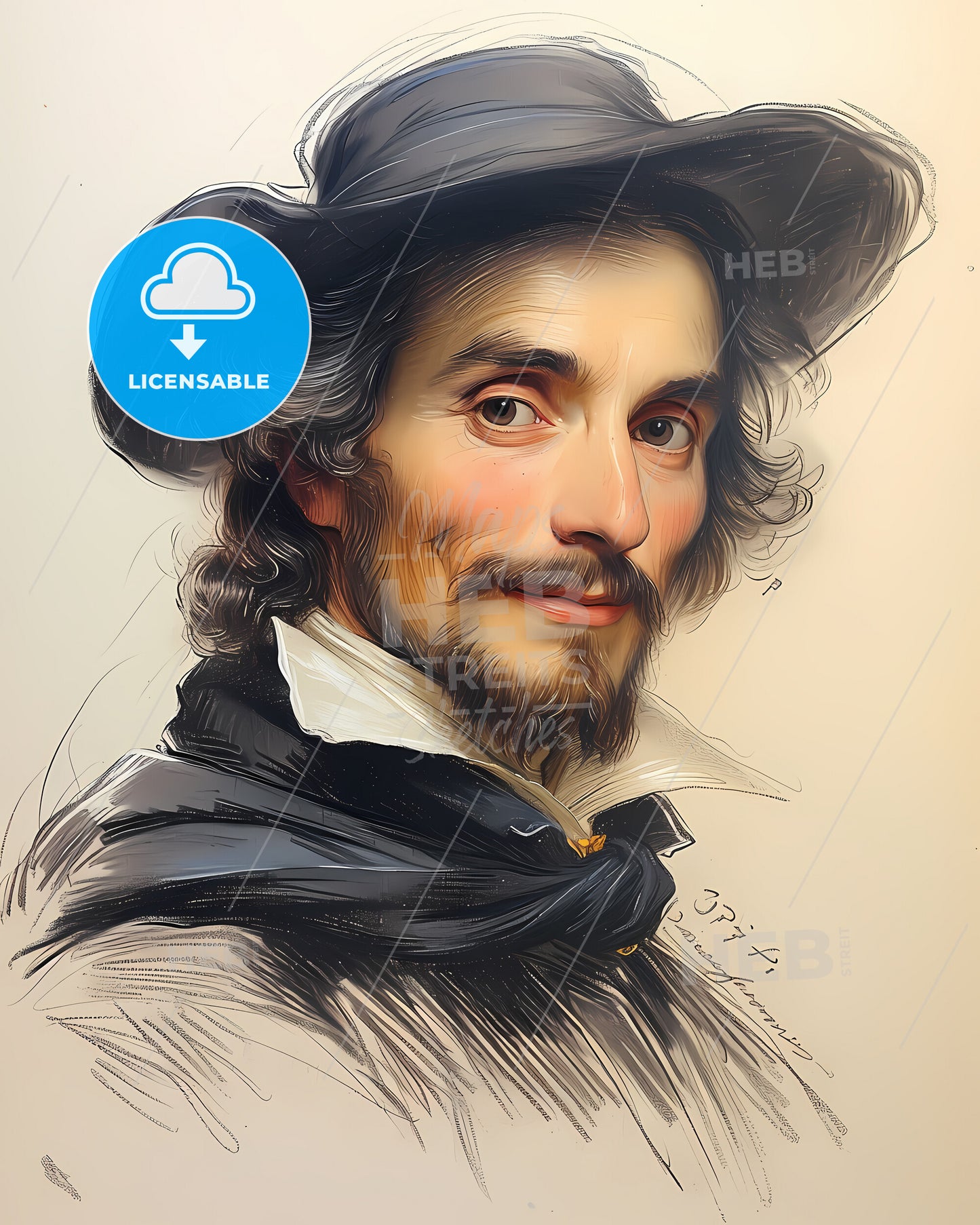 Francisco, Pizarro, 1471 - 1541, a man with a hat