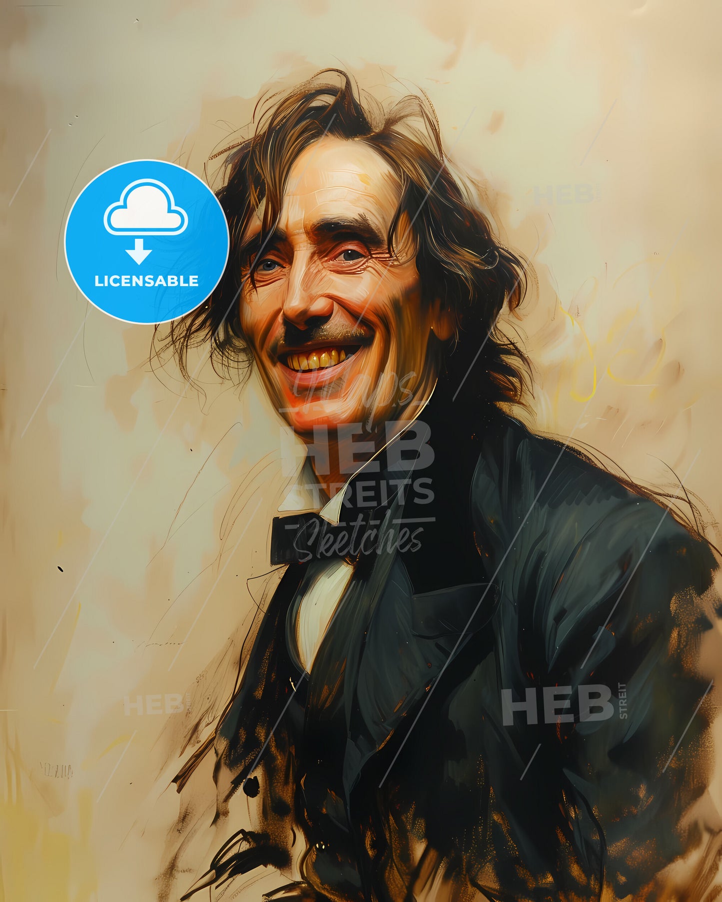 Oscar, Wilde, 1854 - 1900, a man in a tuxedo smiling