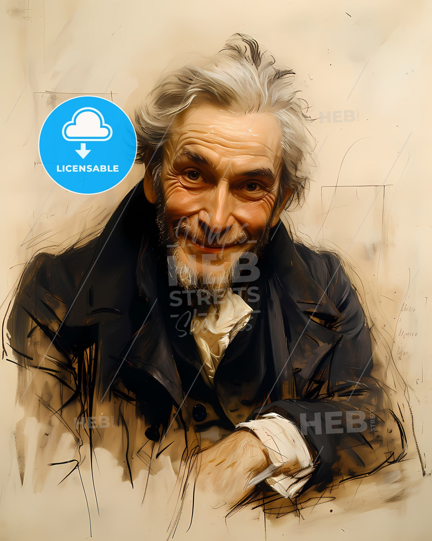 Antoine, Lavoisier, 1743 - 1794, a man smiling at the camera