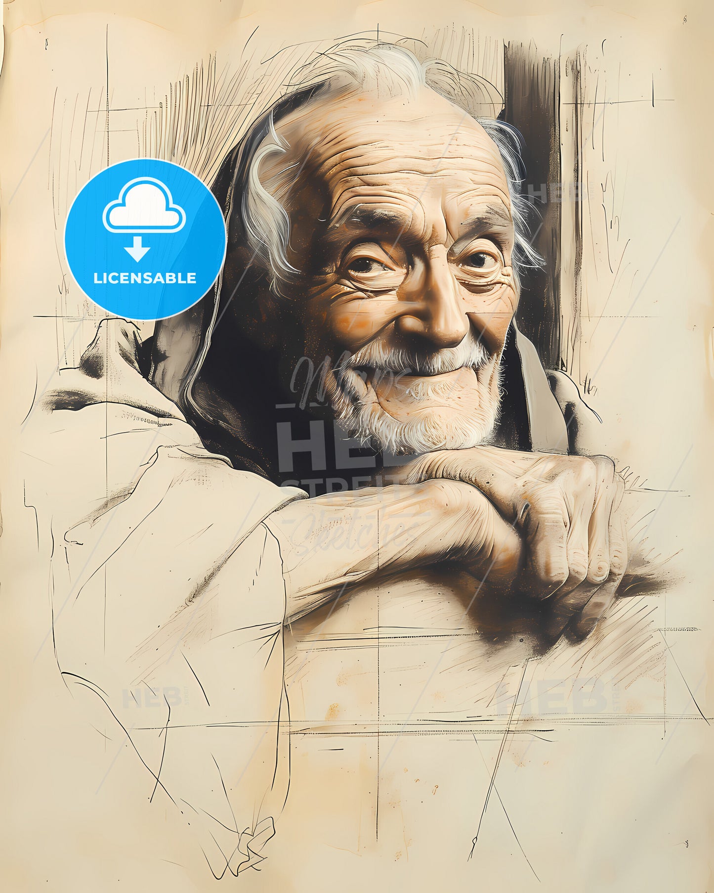 Jan, van Eyck, c. 1390 - 1441, a man leaning on his hand